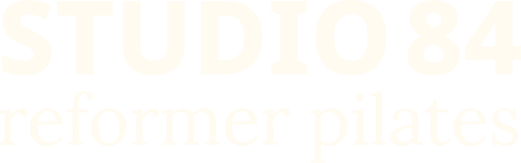 Studio84 Reformer Pilates Würzburg, Logo - hell